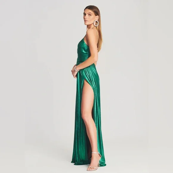 NWT Retrofete Doss Dress in Natural Green XS